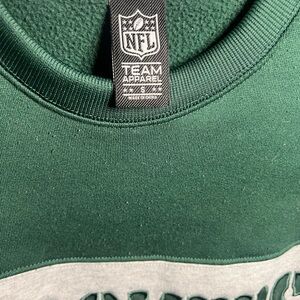 NFL Green and Gray Team Apparel Crewneck